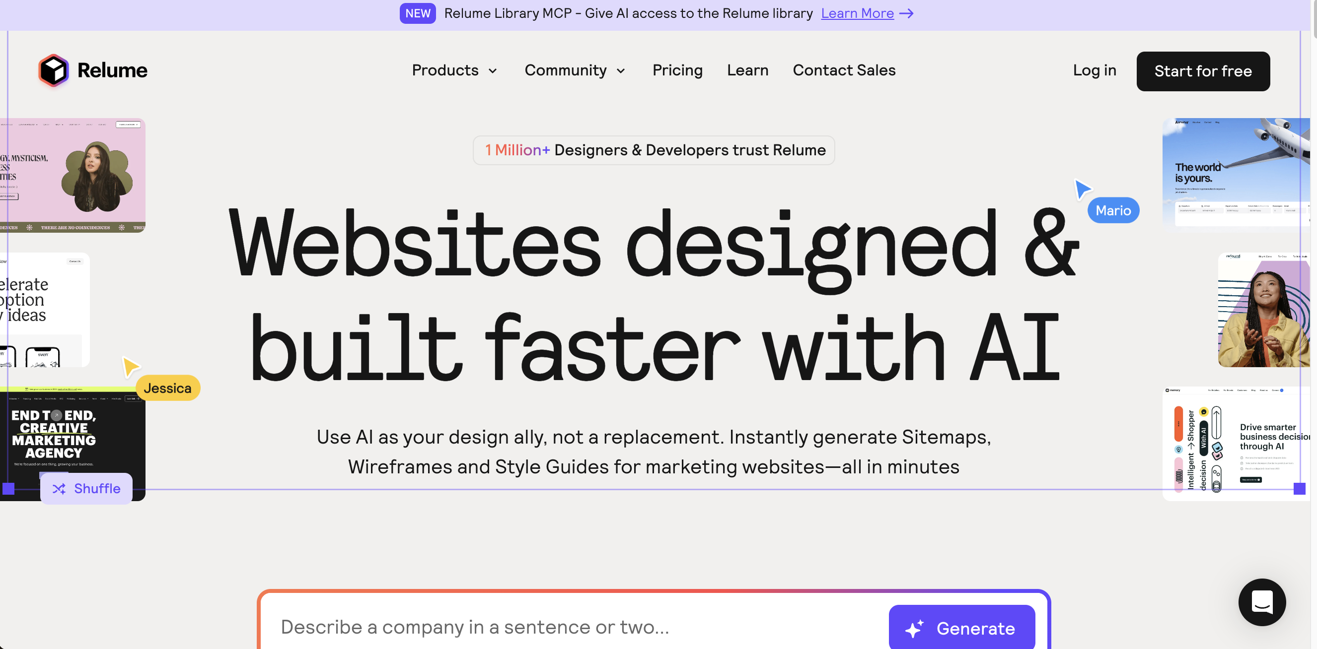 Relume screenshot or product image