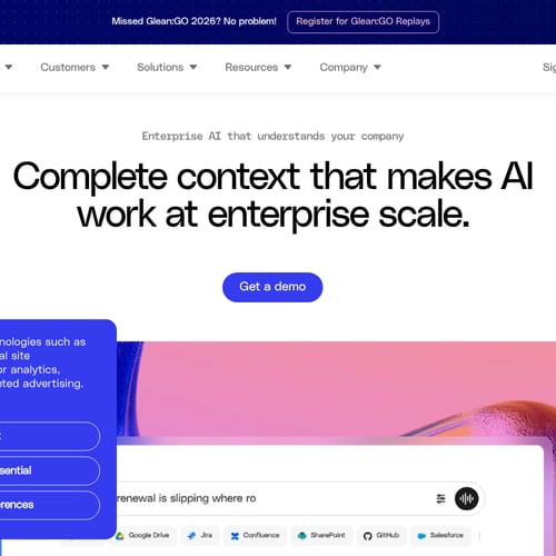 Glean screenshot or product image