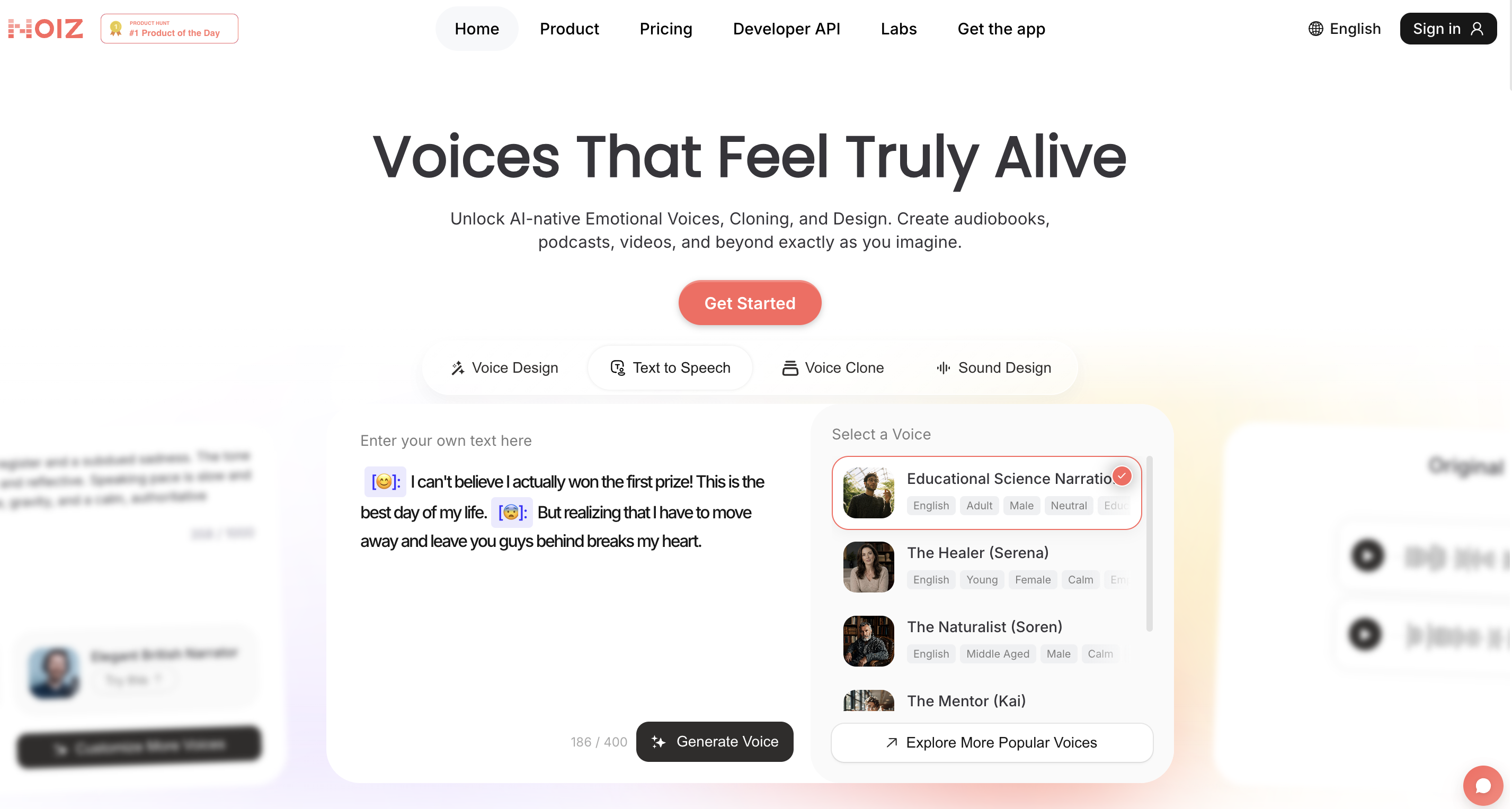 Noiz.ai screenshot or product image