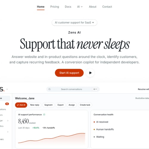 Zens AI screenshot or product image