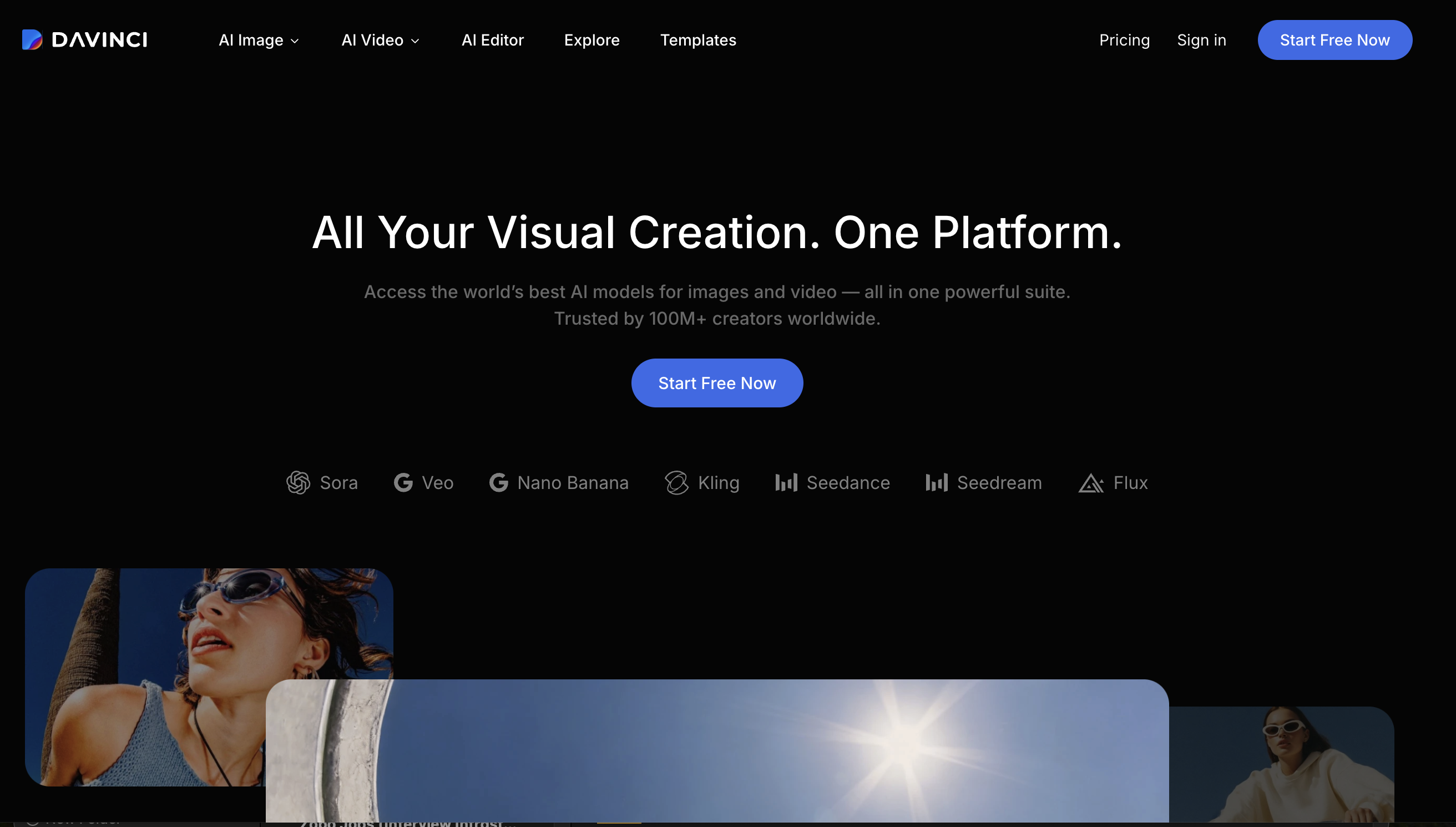 DaVinci AI screenshot or product image