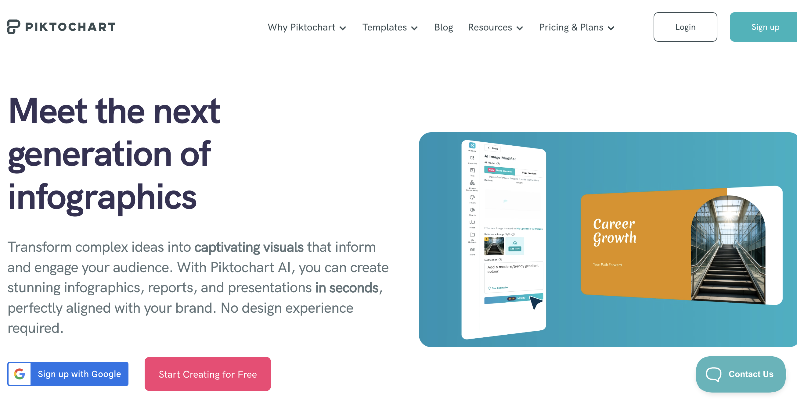 Piktochart screenshot or product image