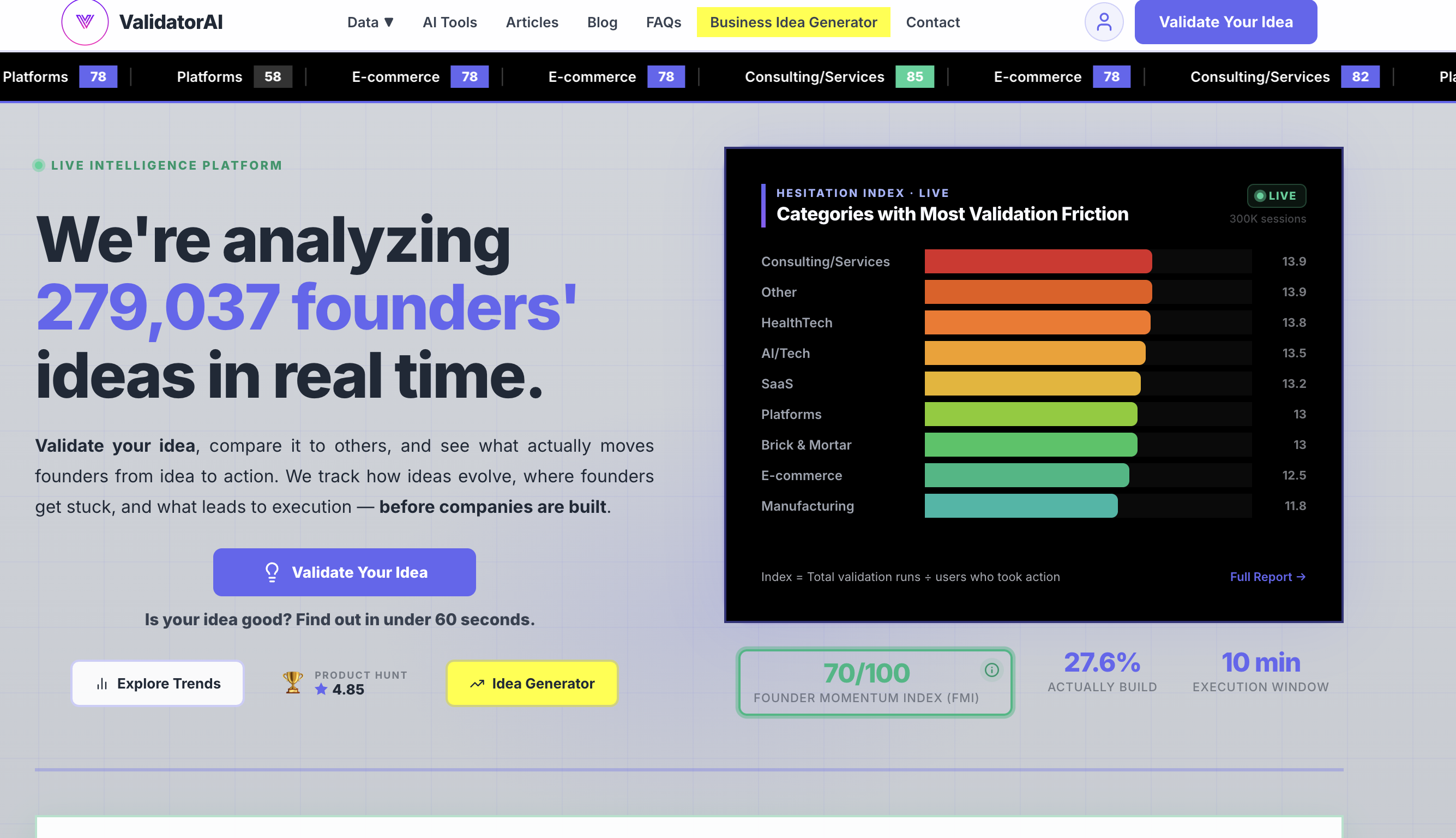 Validator AI screenshot or product image