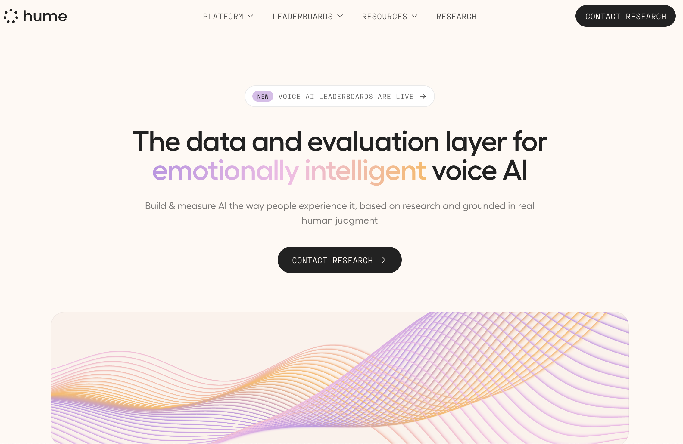 Hume AI screenshot or product image