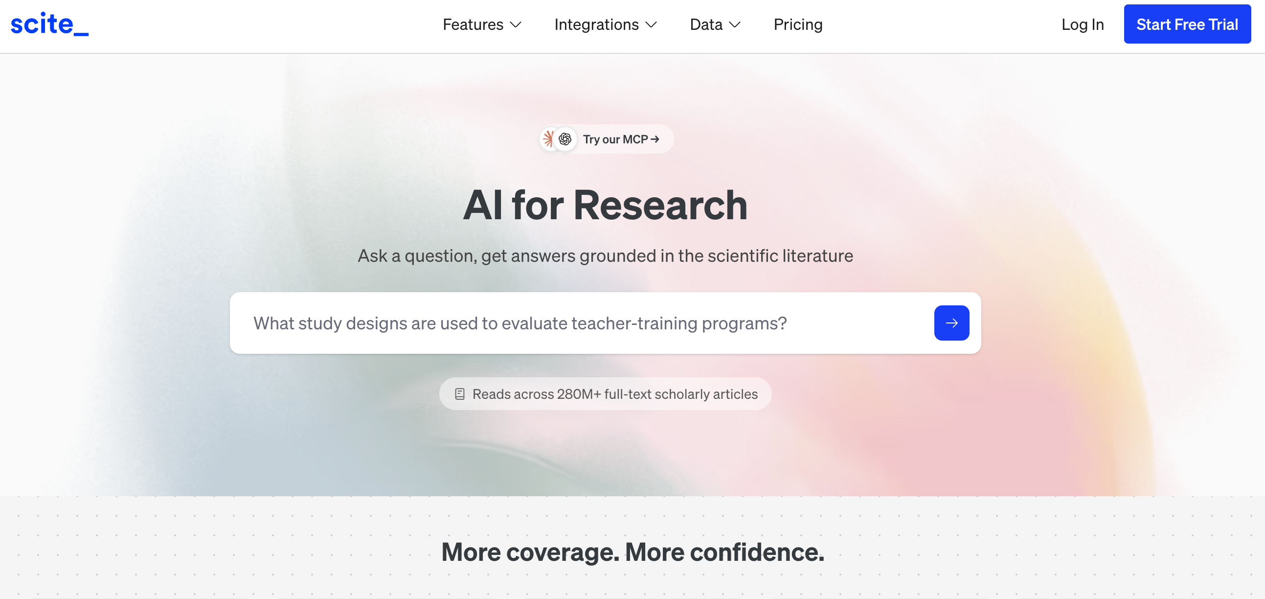 Scite screenshot or product image