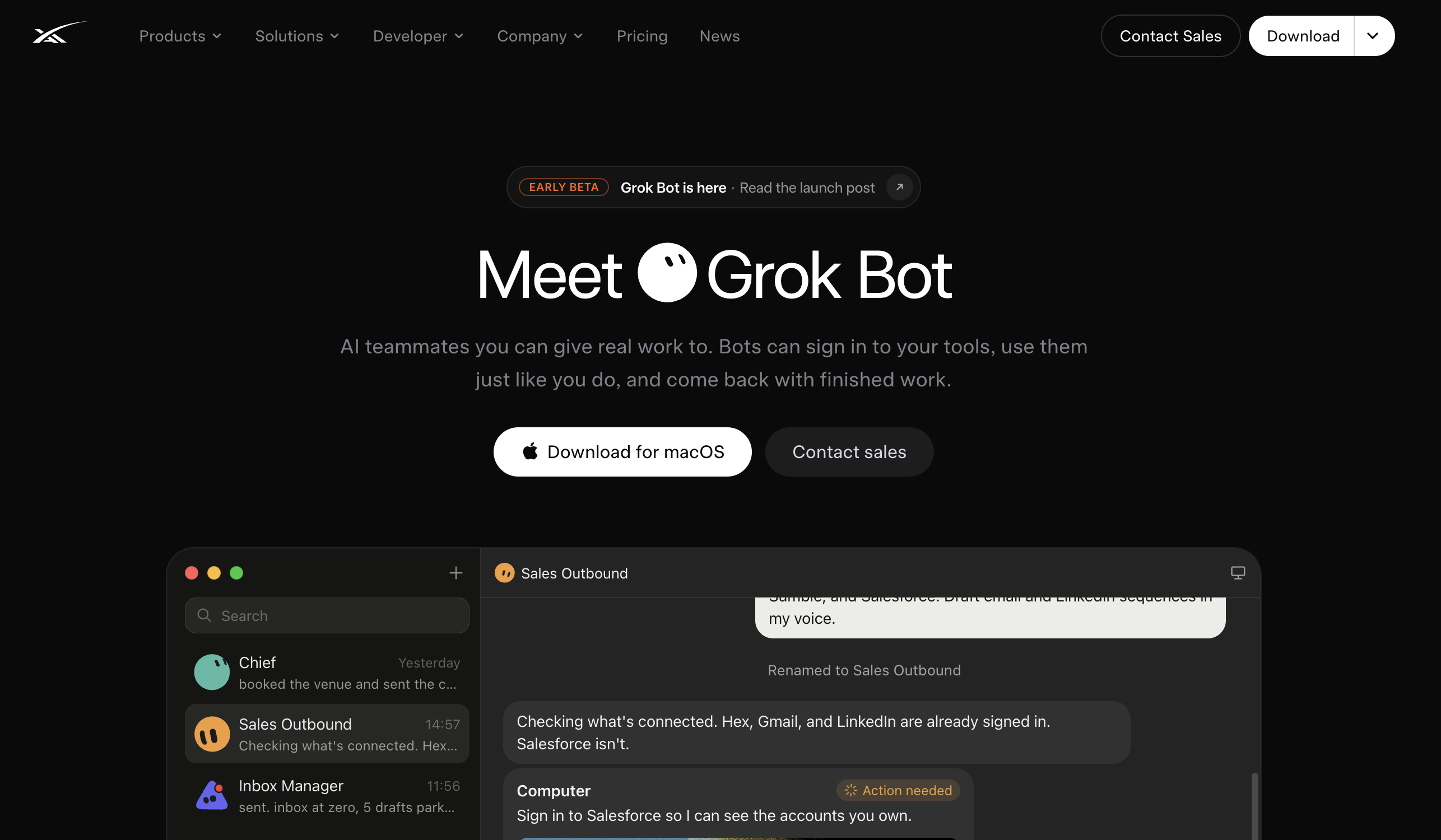 Grok Bot screenshot or product image