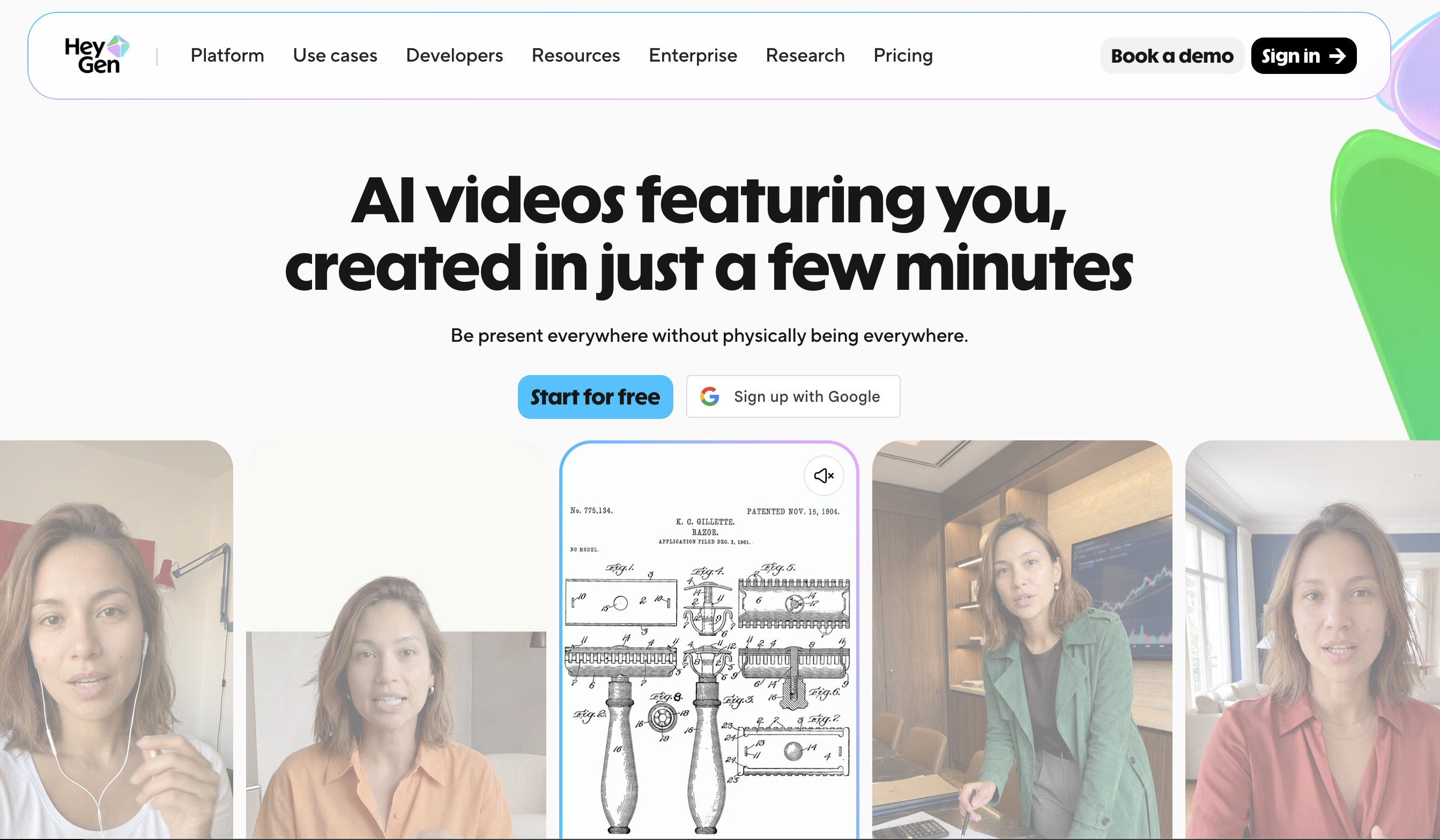 HeyGen screenshot or product image