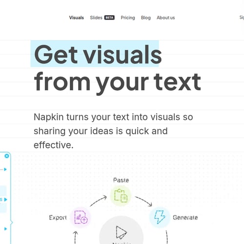 Napkin AI screenshot or product image