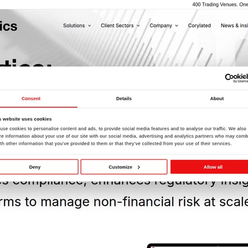 Corlytics screenshot or product image
