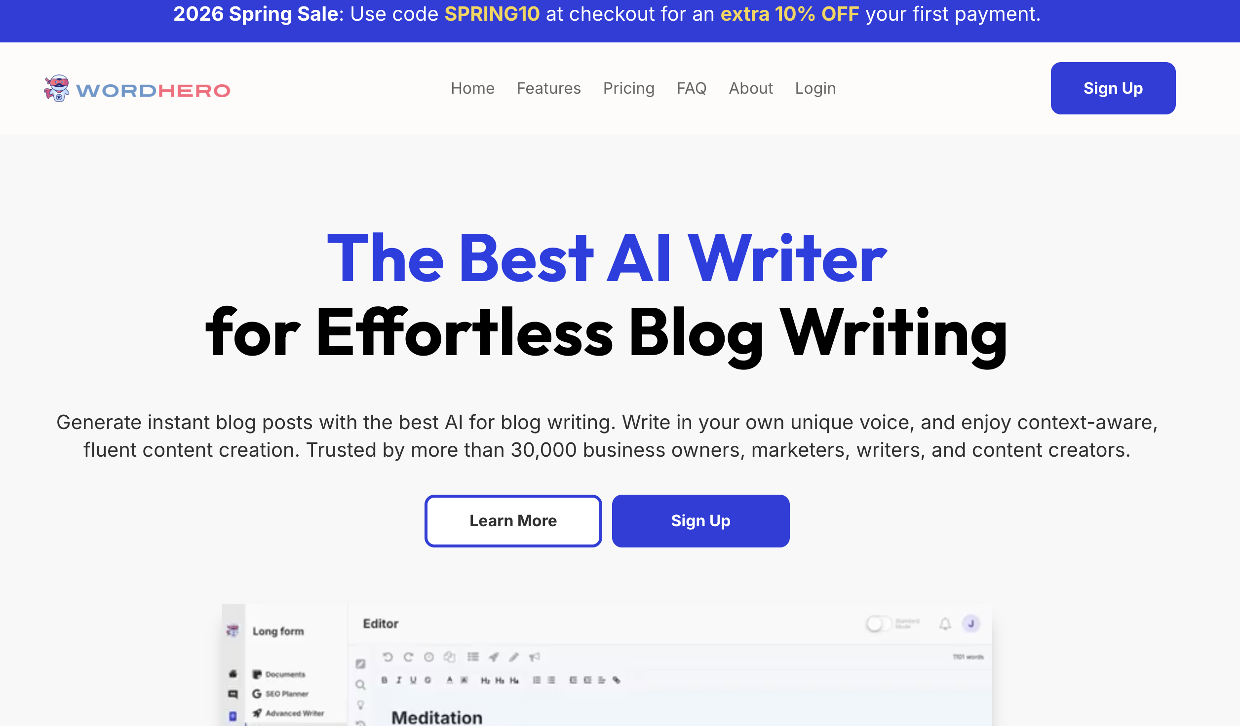 WordHero screenshot or product image