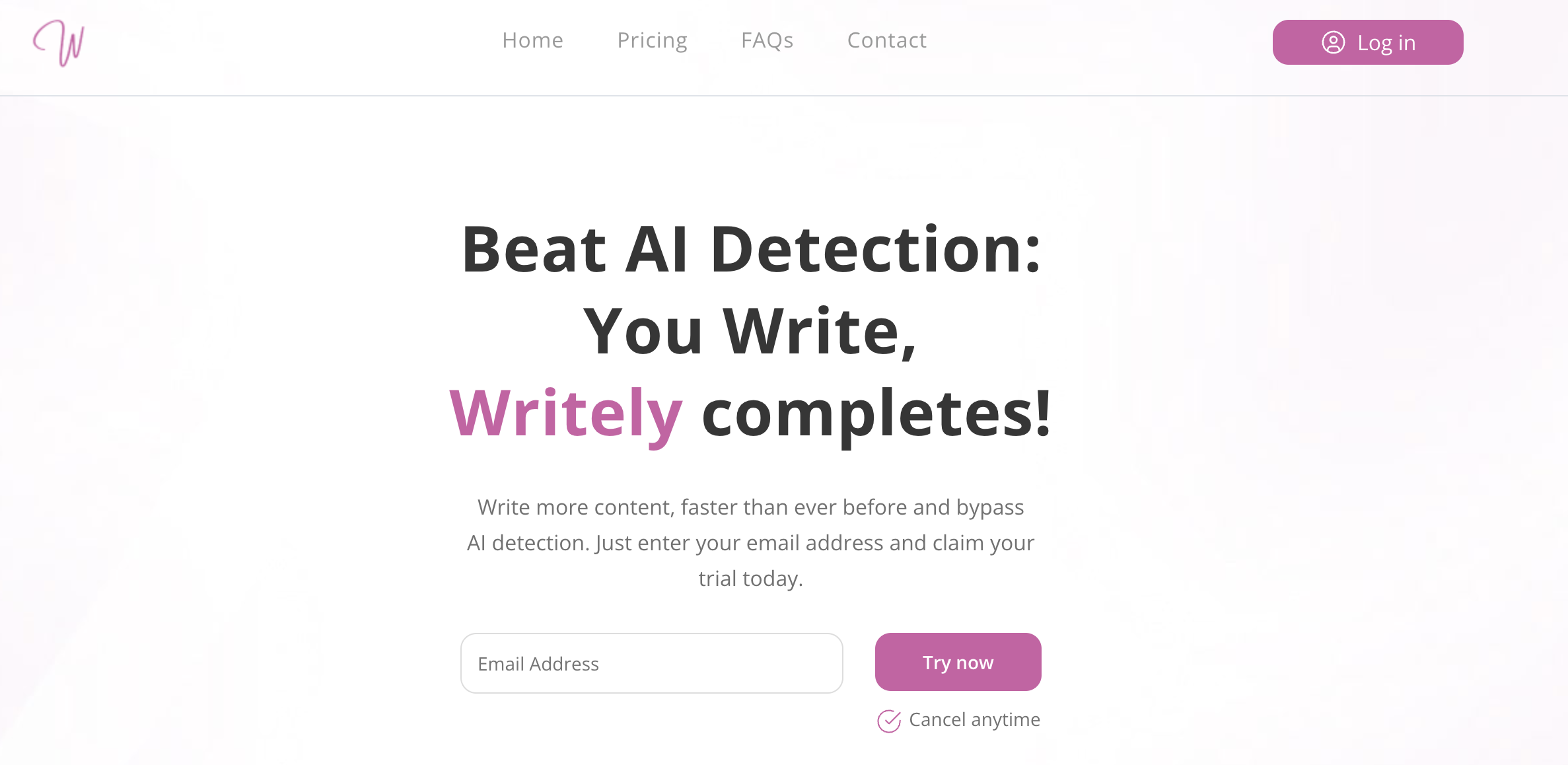 Writely screenshot or product image