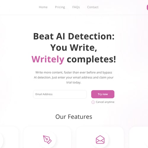 Writely screenshot or product image