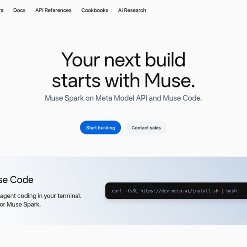 Muse Spark screenshot or product image