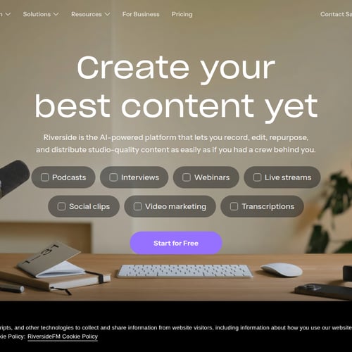 RiversideFM screenshot or product image