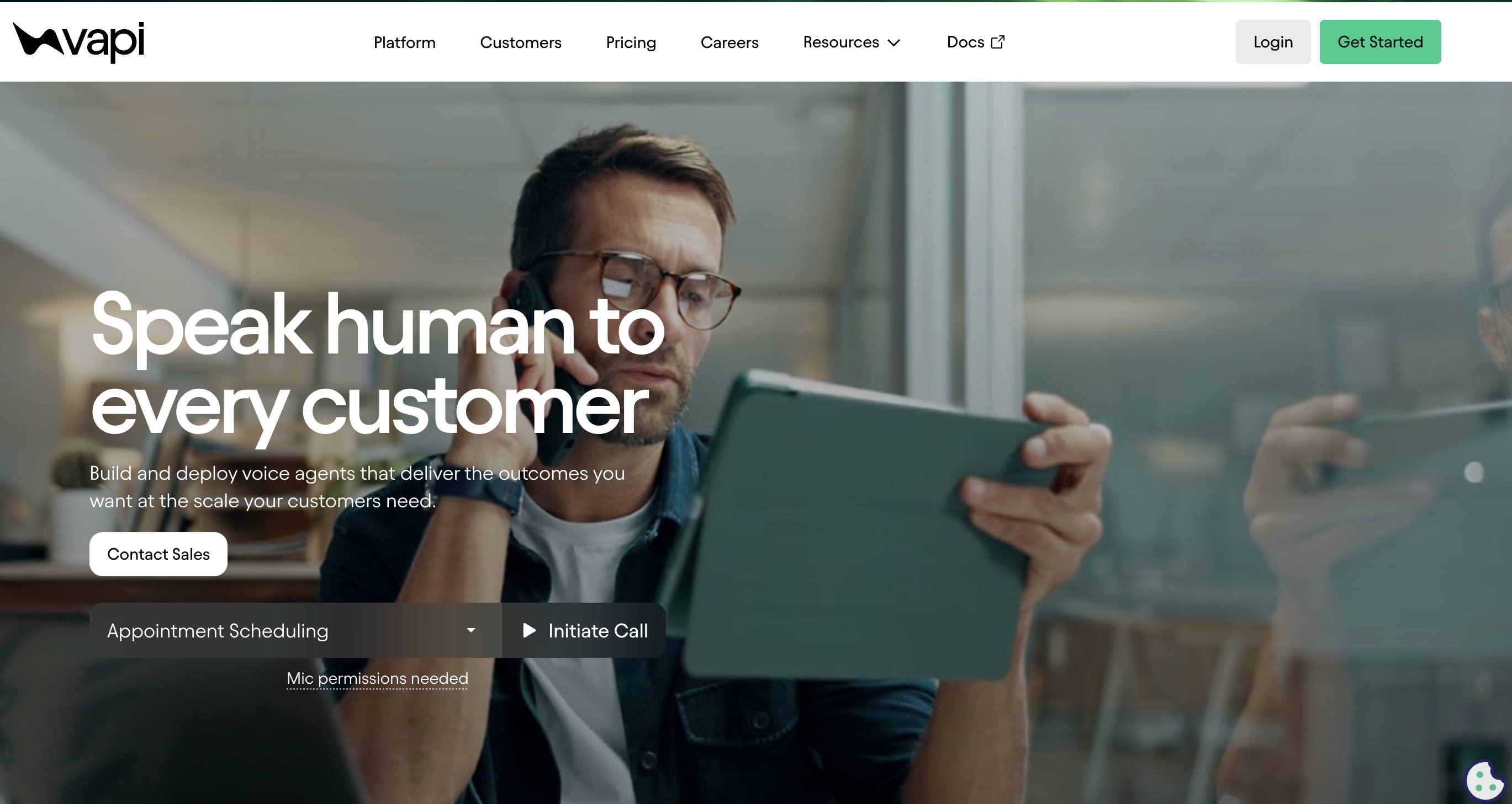 Vapi AI screenshot or product image