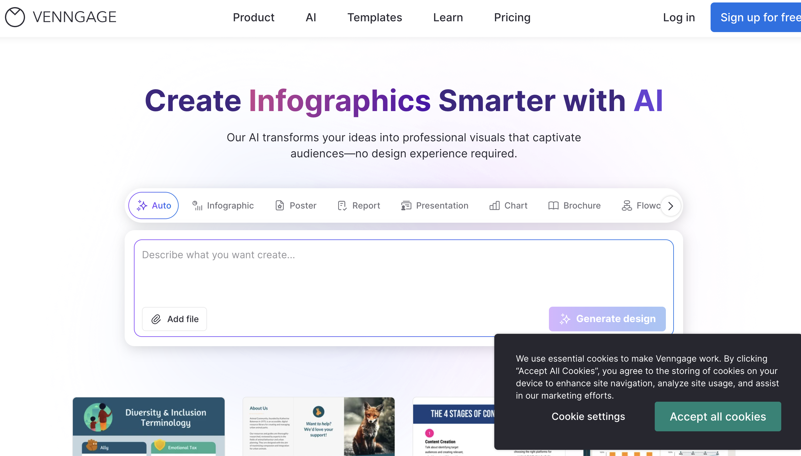 Venngage screenshot or product image