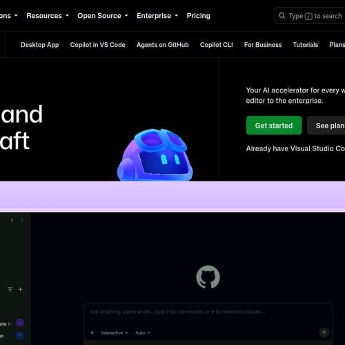 Github Copilot screenshot or product image