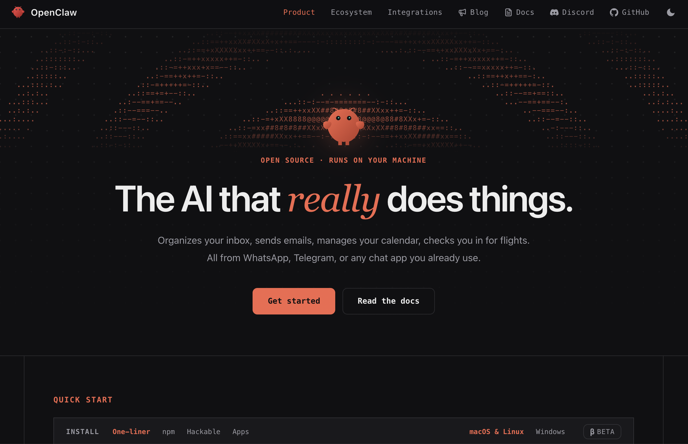 OpenClaw screenshot or product image