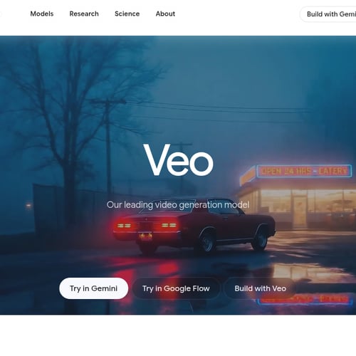 Google Veo screenshot or product image