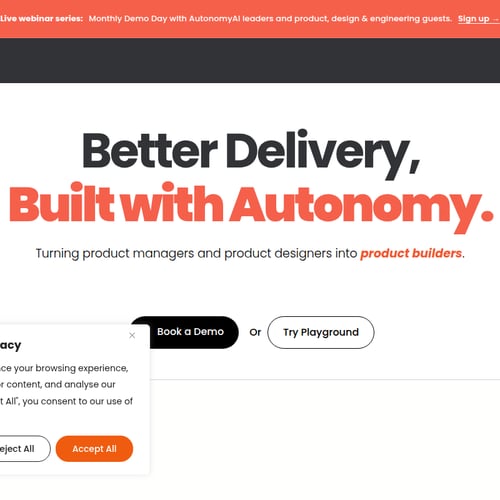 AutonomyAI screenshot or product image