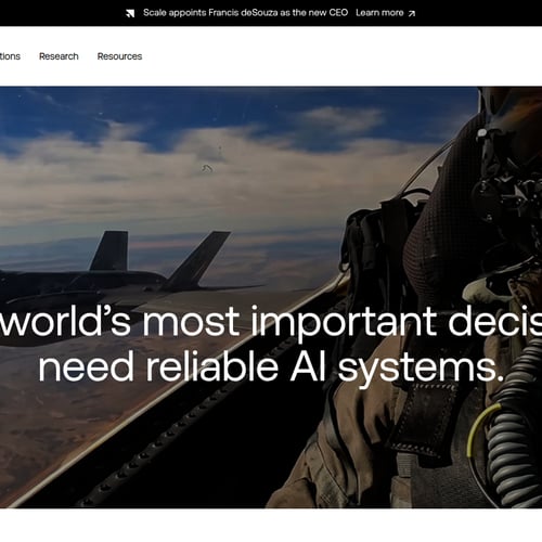 Scale AI screenshot or product image