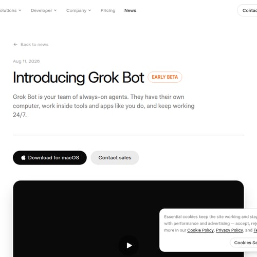 Grok Bot screenshot or product image