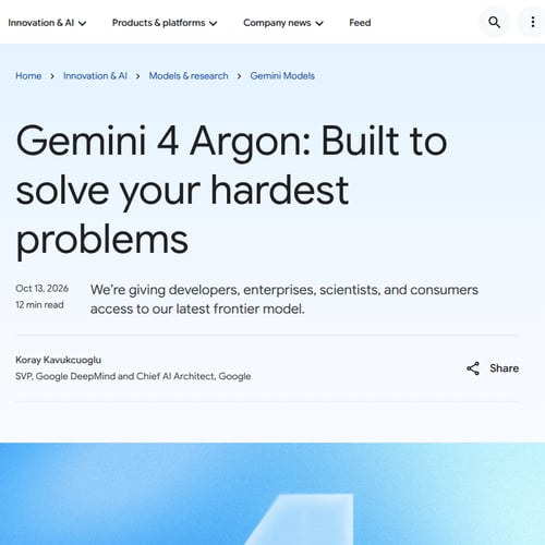 Gemini 4 Argon screenshot or product image