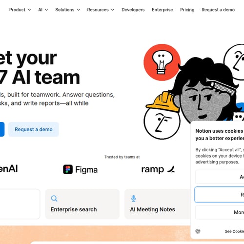 Notion AI screenshot or product image