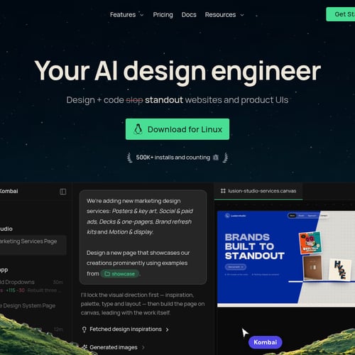 Kombai screenshot or product image